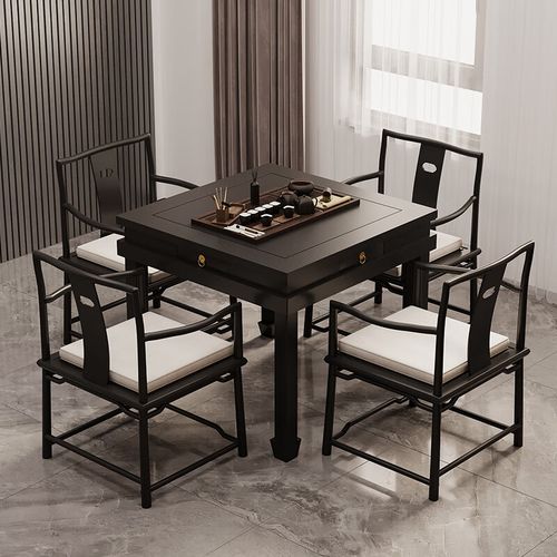 （新中式麻将桌椅）-新中式麻将桌价格